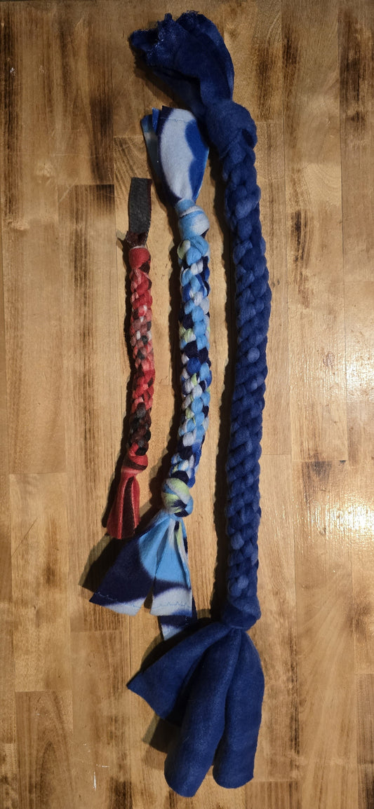 small Fleece pull toy - For tiny and small dogs